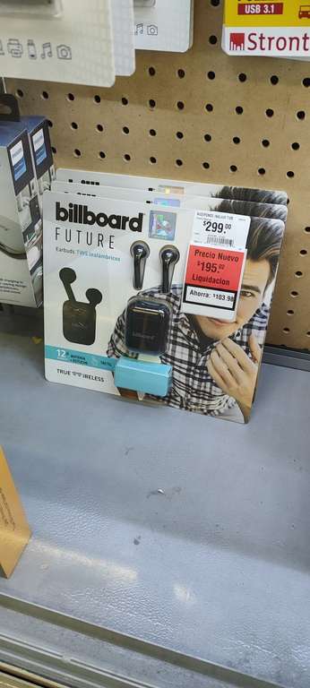 Audífonos BILLBOARD en su 2da liquidación en Walmart CDMX