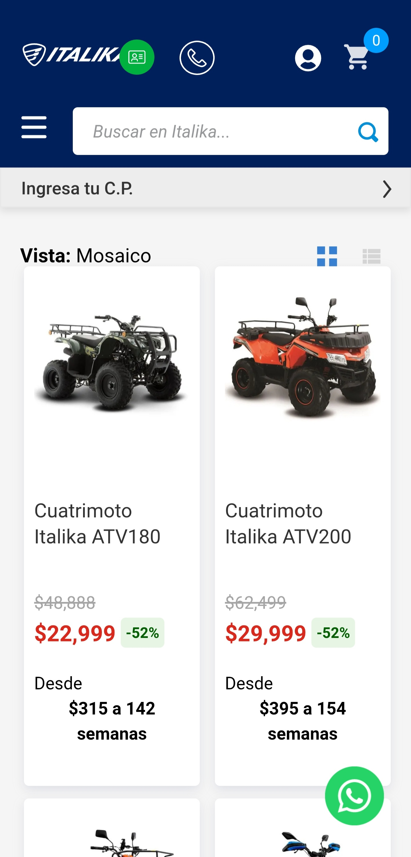 Italika: Ofertas en Italikas