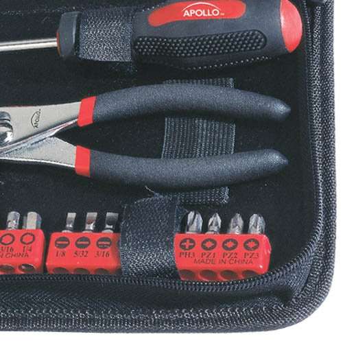 Amazon: Apollo Tools DT9774 - kit de herramientas emergencia auto 56 piezas | Envio gratis prime
