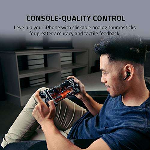 [Amazon USA] Razer Kishi V1 for iPhone control para celular, color negro