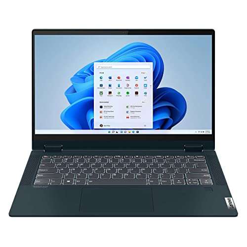 Amazon: Lenovo Flex 5 Laptop convertible 2 en 1, 14 FHD, Intel Core i3-1115G4, 8GB, DDR4, RAM 256GB SSD, Windows 11 (reacondicionado)