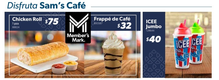 Sam's club; Promociones Sam's cafe