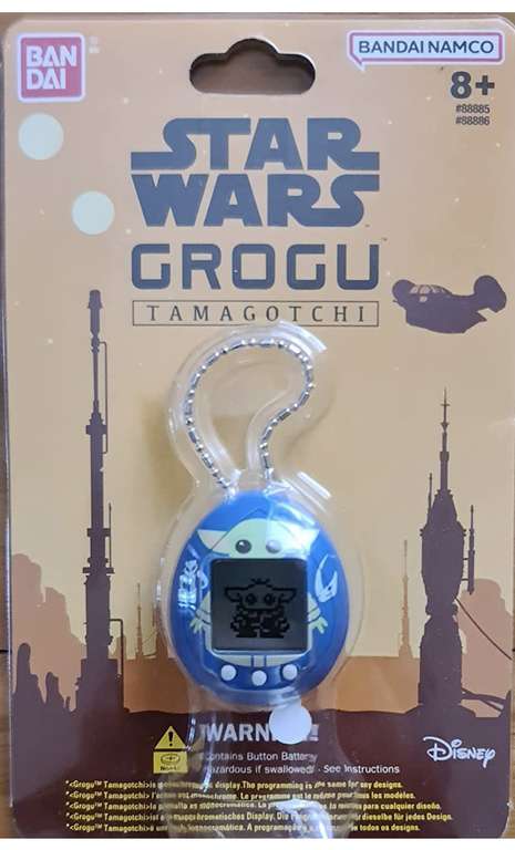 Amazon: Tamagotchi The Mandalorian: Star Wars: Grogu Versión Azul Baby Yoda | Envío gratis con Prime