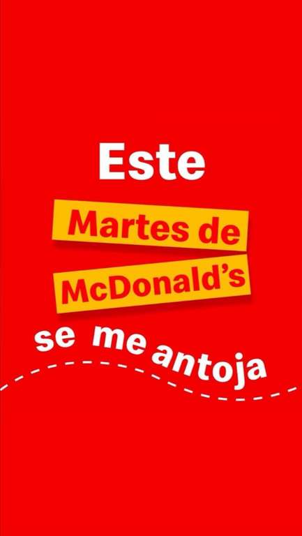 McDonald's: Martes de McDonald's 3 Mayo