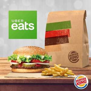 Uber eats: $50 de descuento en burger King | Compra mín $299