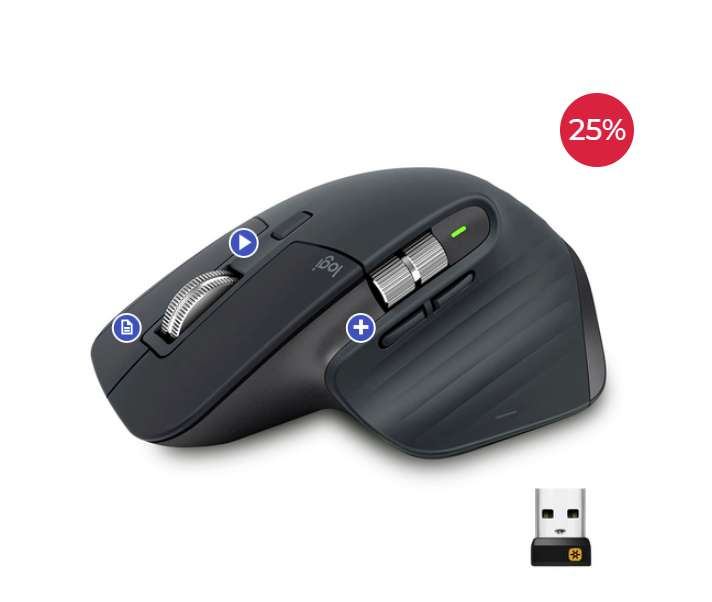 Office Depot: Mouse Logitech MX Master 3 (precio al agregar al carrito)