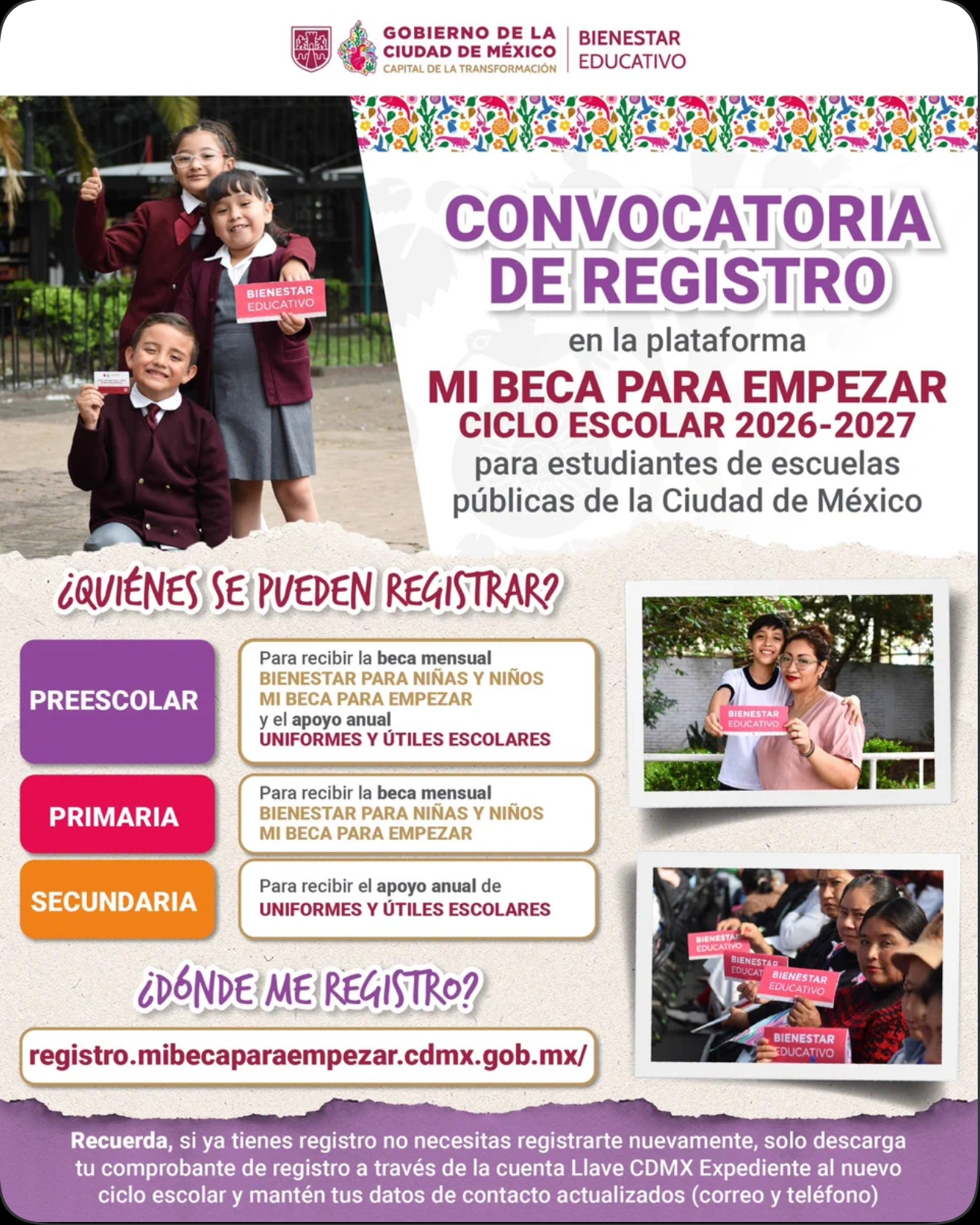 Mi Beca para Empezar CdMx 2026-2027