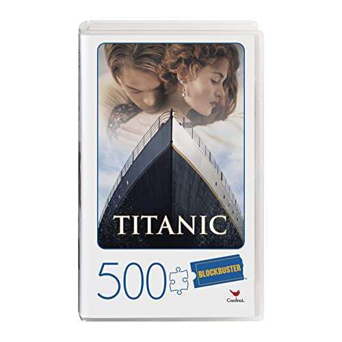 Amazon: Rompecabezas Blockbuster VHS TITANIC 500 piezas