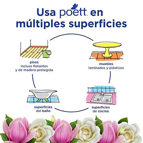 Amazon: POETT - Limpiador "Flores de Primavera" - 9 Litros