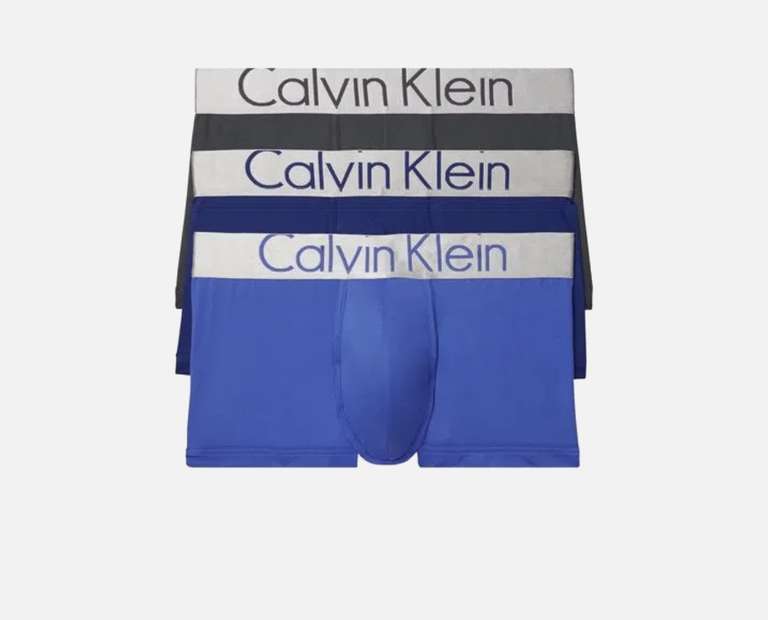 Calvin Klein: PACK DE 3 BOXERS DE TIRO BAJO CALVIN KLEIN STEEL MICRO