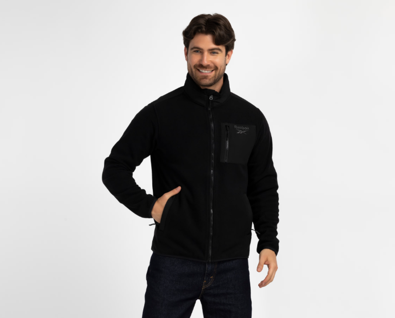 Coppel: Recopilación de ropa Reebok, por ej, Chamarra Cuello Alto Reebok para Hombre, todas las tallas disponibles ó pack 3 boxers en $179