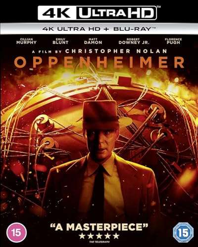  Oppenheimer [4K UHD + Blu-ray] 