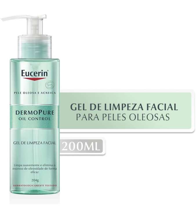 Amazon: Gel limpiador facial Eucerin DermoPure