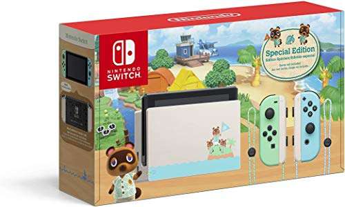 Amazon Nintendo Switch 1.1 Animal Crossing - Edición Especial solo 12 pzas