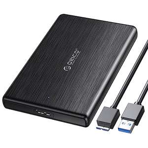 Amazon: ORICO Carcasa Disco Duro 2.5" , USB 3.0 con UASP para 2.5" HDD SSD SATA 7mm 9.5mm | envío gratis con prime