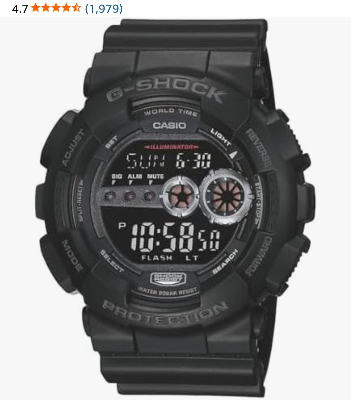 Amazon: Reloj Casio G Shock Táctico (full black)