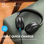 AliExpress: SoundPEATS A6 Audifonos Inalámbricos Diadema Plegables Bluetooth5.0, Auriculares Over Ear Cancelación Activa de Ruido.