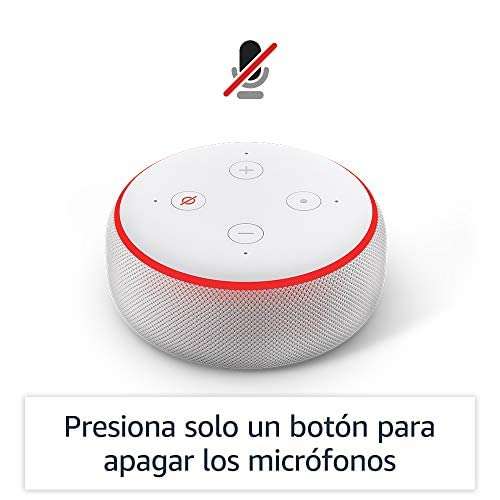Amazon: Echo Dot (3ra gen) con Evolux de Lloyds Foco Inteligente, Multicolor | Negro