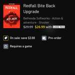 Xbox: Redfall Bite Back Upgrade - Descuento con Game Pass
