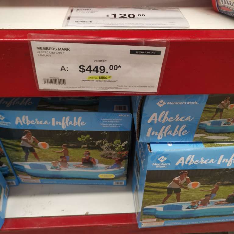 Sam's Club: Alberca inflable