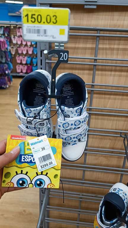Tenis Bob Esponja para niño - Walmart - Liquidación