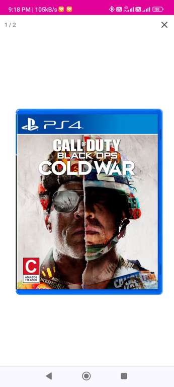 Call Of Duty Black Ops: Cold War Para Ps4