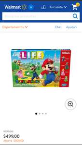 Walmart: Juego de Mesa Hasbro Gaming Game of Life Super Mario