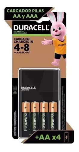 Mercado Libre: Cargador Pilas Recargables Duracell Aa Aaa C 4 'baterías Aa  