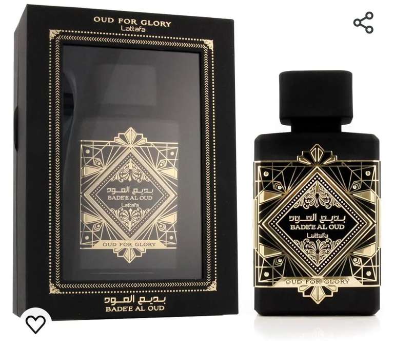 Amazon: Lattafa Perfumes Bade'e Al Oud Oud for Glory Eau De Parfum Spray for Unisex, 3.4 Ounce vendido y enviado por Amazon México