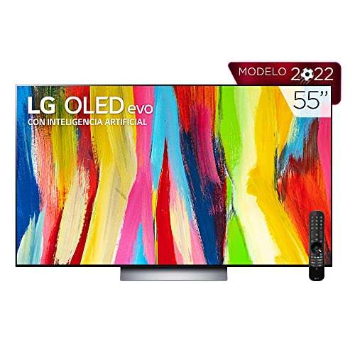 Amazon Mx: LG Pantalla OLED TV EVO 55" 4K Smart TV con ThinQ AI OLED55C2PSA