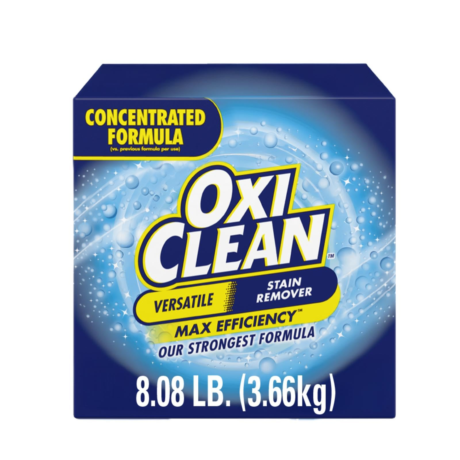 Amazon: OxiClean Max Efficiency Quitamanchas en Polvo 3.6 kg.