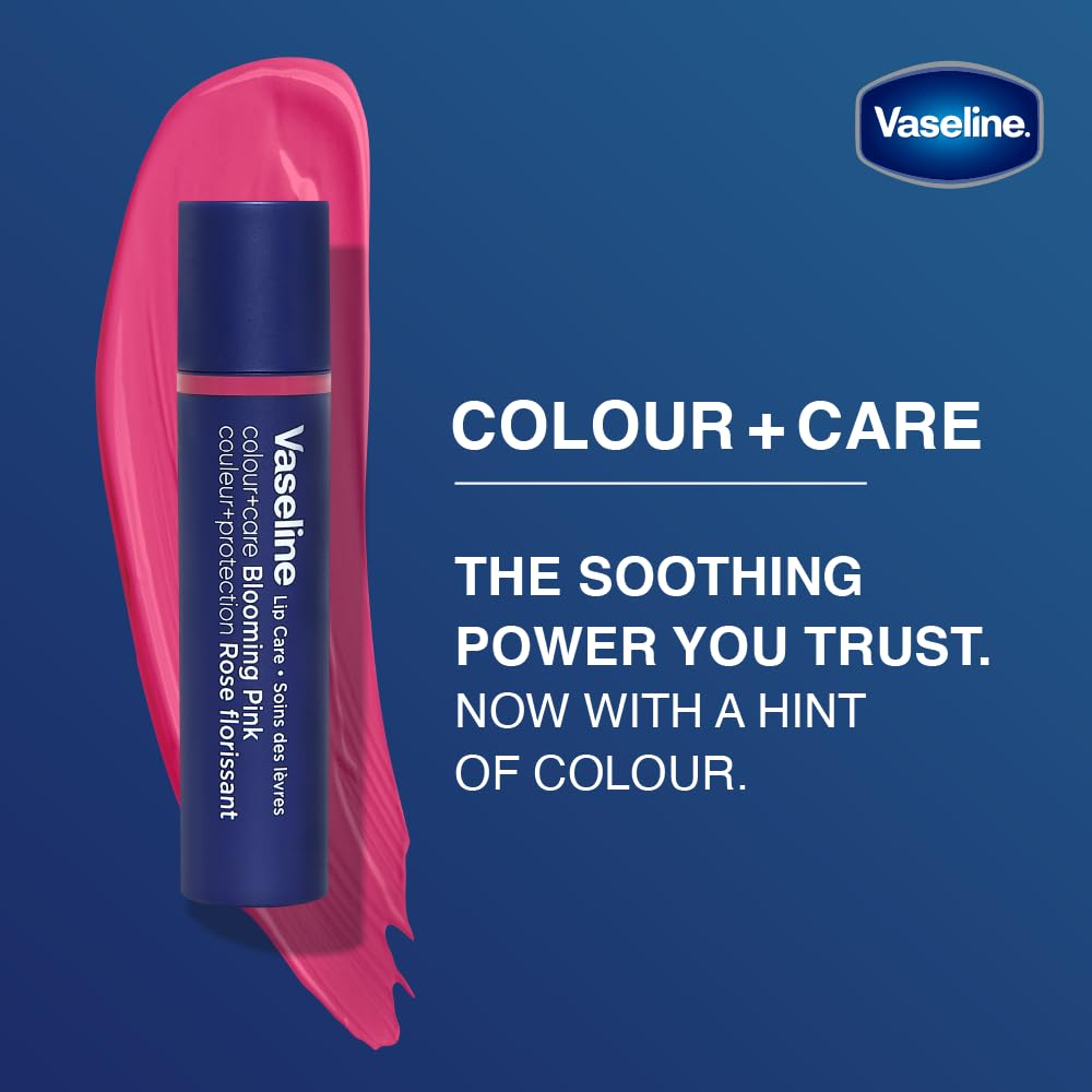 AMAZON: Vaselina - Bálsamo Labial, Lip Color Care Stick (3.0 g), Humectación hasta por 24 horas