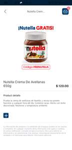 Jokr - Nutella gratis agregándola al carrito (NUEVOS USUARIOS)