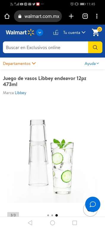 Vasos en Descuento en Walmart Tienda en Linea 