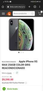 Linio: iPhone XS Max 256gb (Reacondicionado) | Pagando con PayPal + cupón