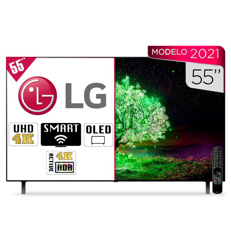 RadioShack: Pantalla LG OLED55A1PSA / 55 pulgadas / Ultra HD 4k / Smart TV
