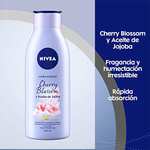 Amazon: Nivea Crema Corporal Humectante Senses Cherry Blossom y Aceite Jojoba (400 ml) | Planea y Ahorra, envío gratis con Prime