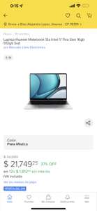 Mercado Libre: Huawei Laptop Matebook 13s Intel i7 11th, 16GB Ram , 512GB SSD