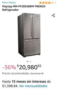 Amazon : Refrigerador Maytag 20' french door - HSBC
