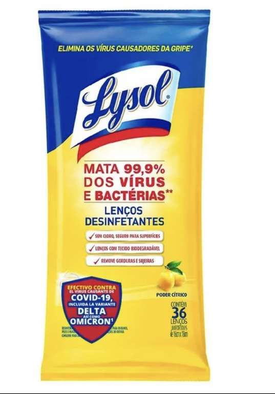 Chedraui: toallitas desinfectantes Lysol