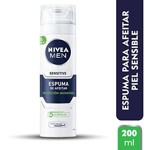 Amazon: NIVEA MEN Espuma para Afeitar Sensitive (200 ml) | Planea y Ahorra