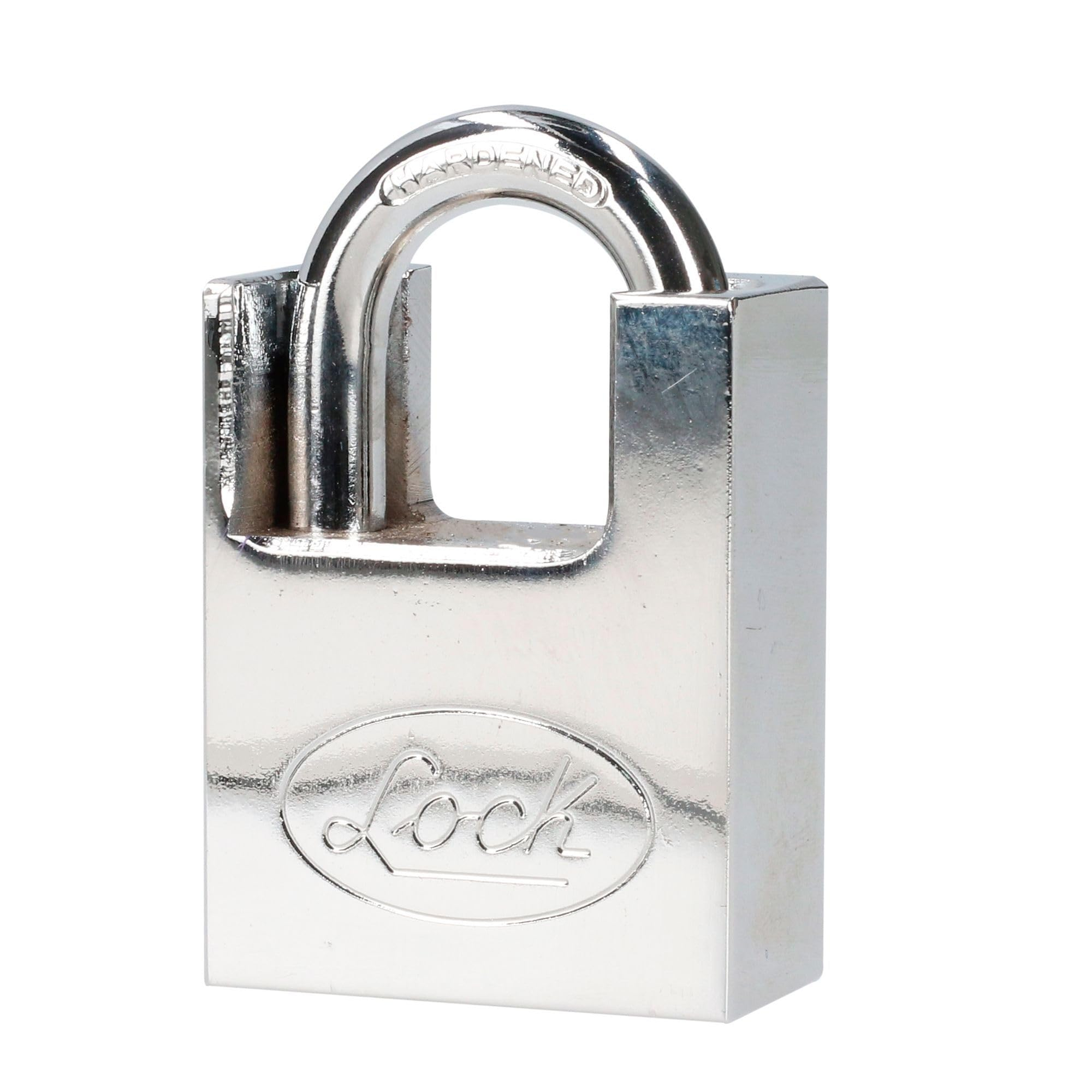 AMAZON: Lock L22A40DCSB Candado de Acero Antipalanca, Llave de Discos, Cromo Satinado, 40 mm