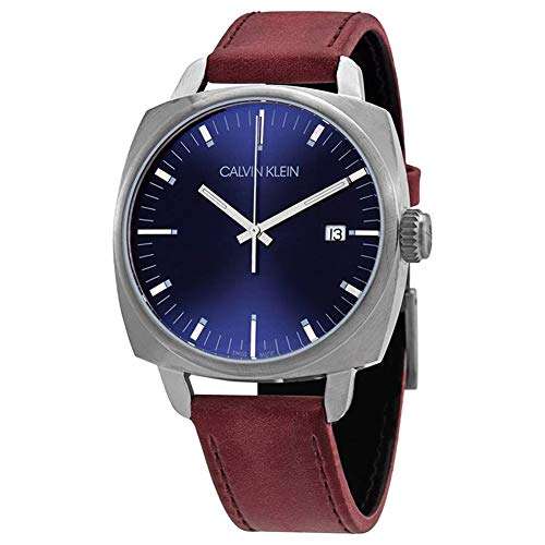 Amazon: Reloj Calvin Klein Fraternity Quartz Blue Dial Men's Watch Set K9N111ZN