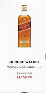 El Palacio de Hierro: Whisky Etiqueta roja de 3 L
