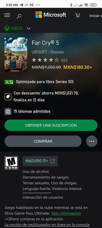 Far cry 5 en Xbox