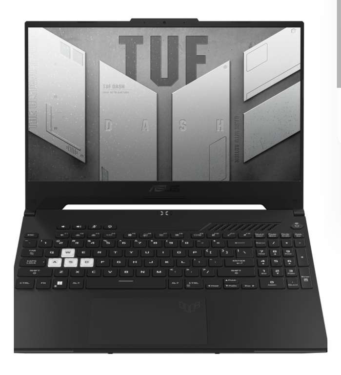 CyberPuerta: Laptop Gamer ASUS TUF Dash F15 15.6" Full HD, Intel Core i7-12650H 2.30GHz, 16GB, 512GB SSD, NVIDIA GeForce RTX 3070