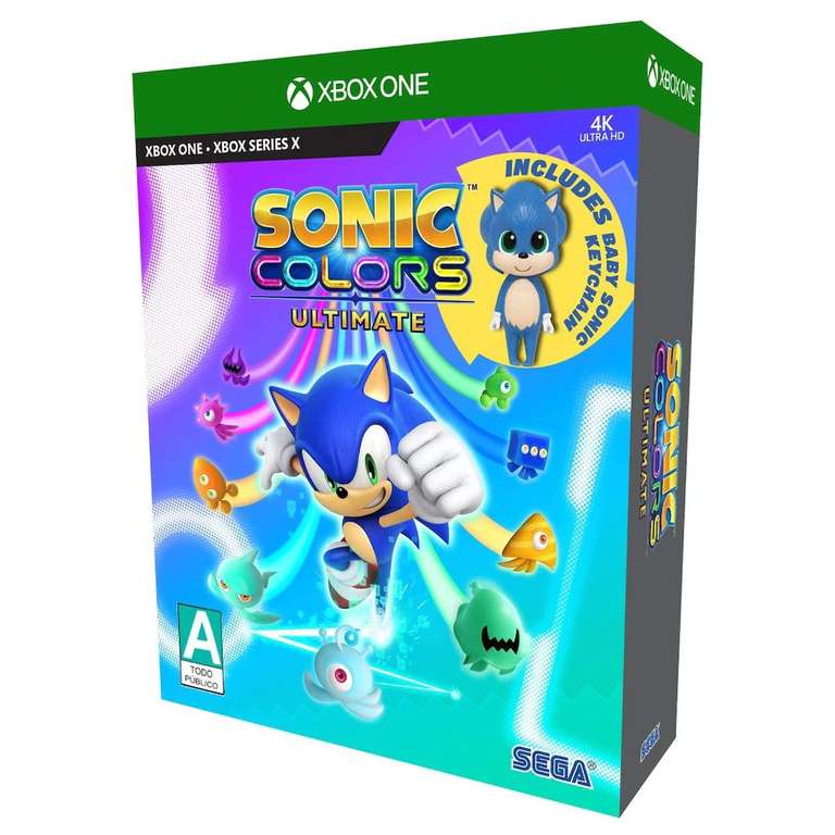 Sanborns: Sonic Colors edición Ultimate para Xbox Series/One