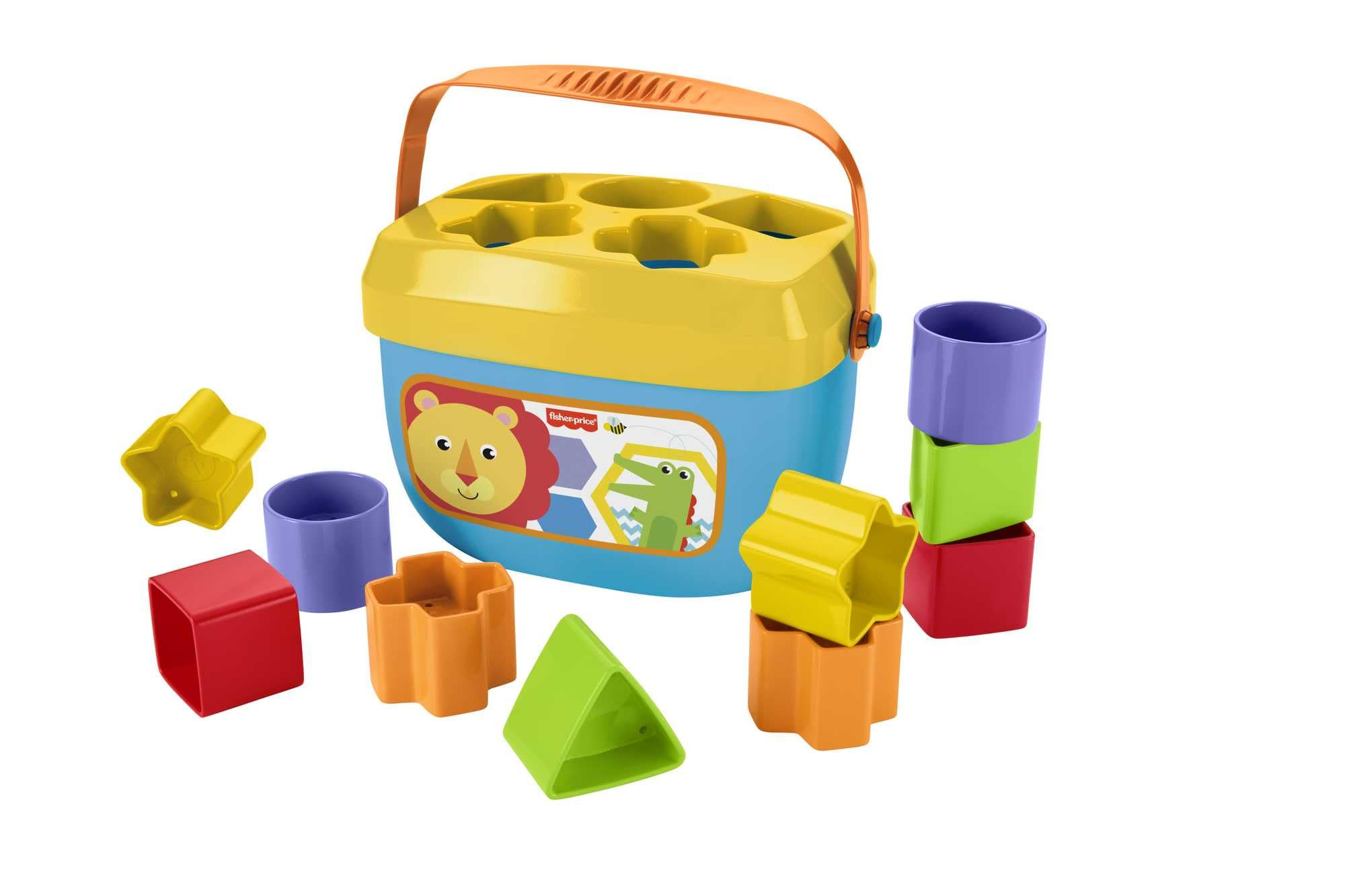 Amazon: Fisher-Price Primeros Bloques del Bebé Cubo Clasificador 6+ Meses