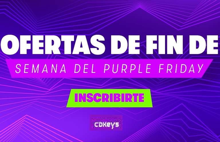 CDKeys: Purple Friday 10% de Descuento en Todos los Juegos (29 al 31 de marzo)