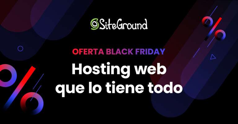 SiteGround (Hosting web Premium): Oferta anticipada de Black Friday, hasta un 86% OFF en primer pedido